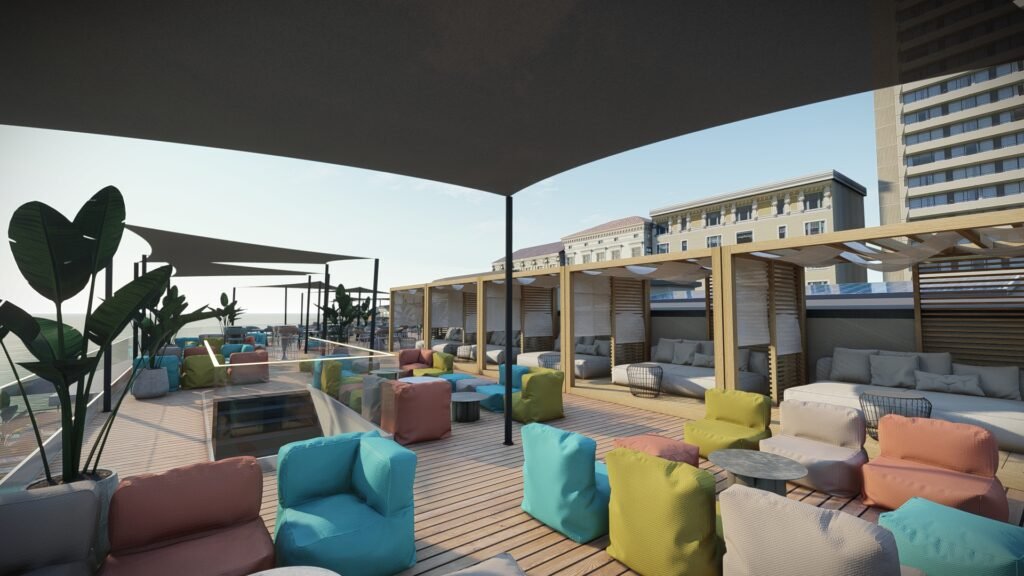 Design de Interiores Mobiliário de Exterior Projetos de Luxo Decoração Beach Club Sustentabilidade Creative Portugal Inspiração Outdoor