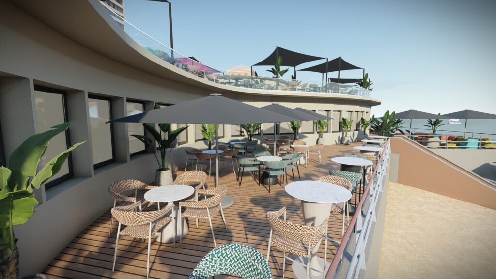 Design de Interiores Mobiliário de Exterior Projetos de Luxo Decoração Beach Club Sustentabilidade Creative Portugal Inspiração Outdoor