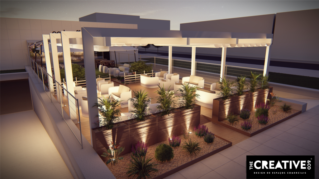 Criamos espaços comerciais, combinação de criatividade. Com um projeto bem elaborado que atraem clientes. bare restaurante projector decoraçao