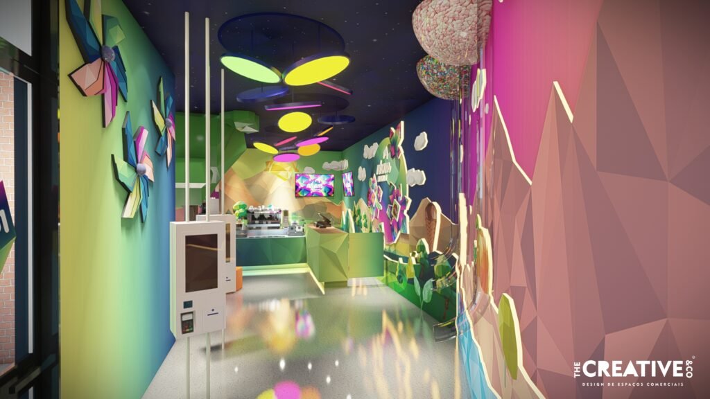 Design de Espaços Comerciais: A Gelataria Imersiva Nham World