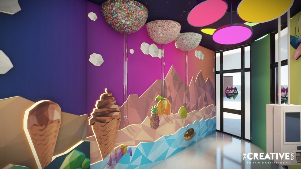Design de Espaços Comerciais: A Gelataria Imersiva Nham World