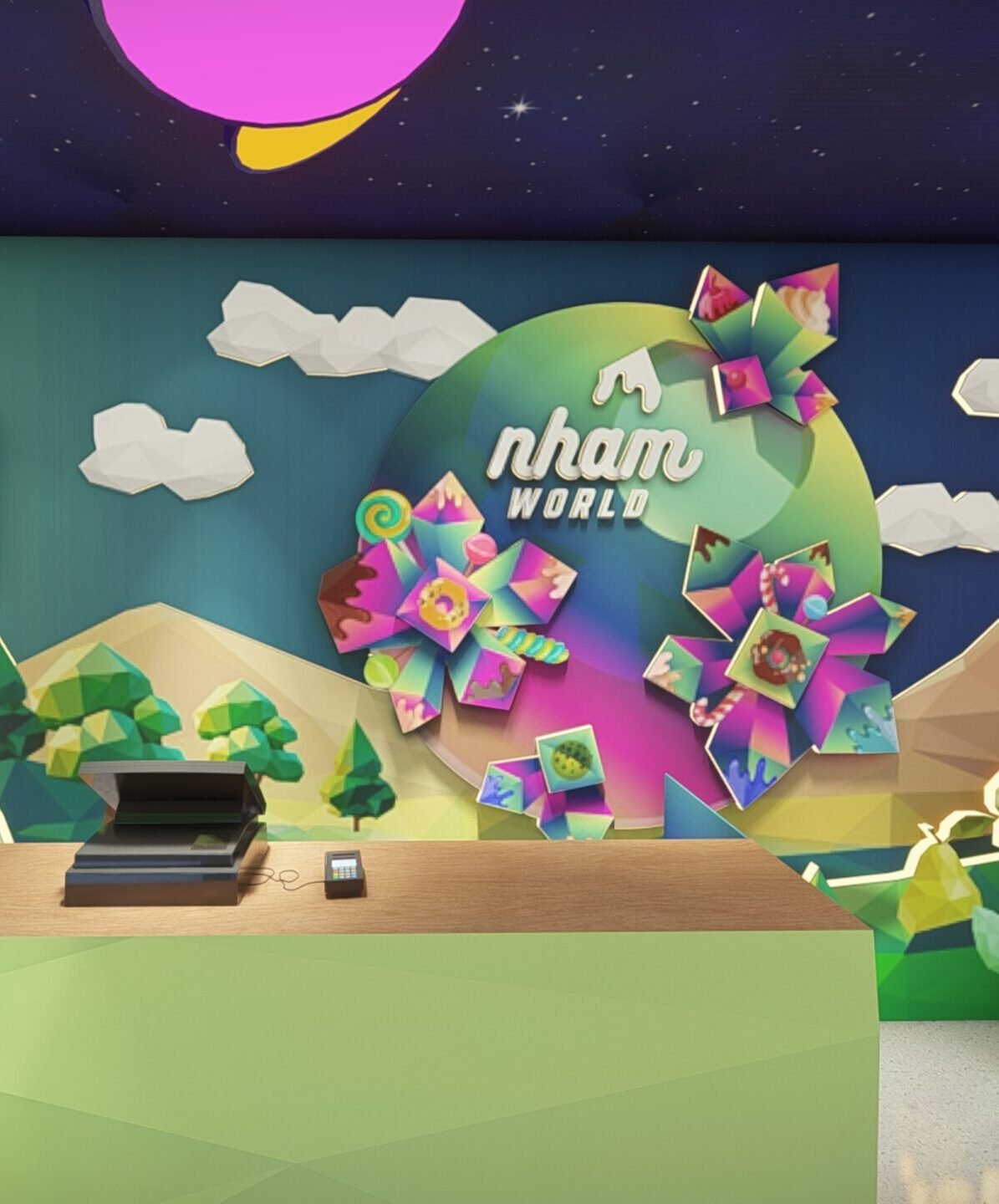 Design de Espaços Comerciais: A Gelataria Imersiva Nham World